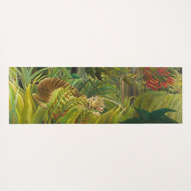 Tapete De Yoga Henri Rousseau - Surpreendido! (Verso (Horizontal))