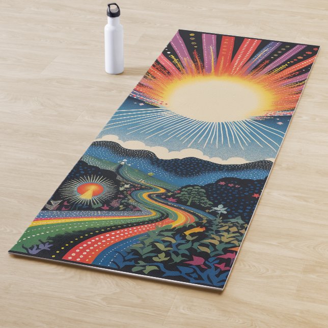 Tapete De Yoga Hippy Sunrise (In Situ)