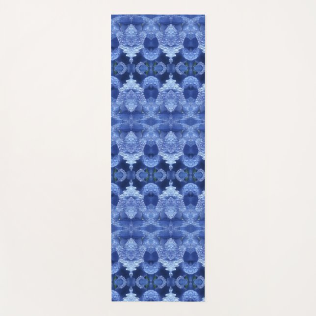 Tapete De Yoga Hy Blue Ikat Pouf (Frente)