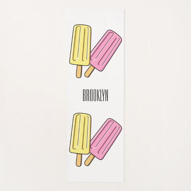 Tapete De Yoga Ice pop cartoon (Frente)