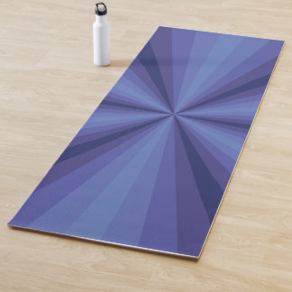 Tapete De Yoga Ilusão Óptica Ioga Mat Azul