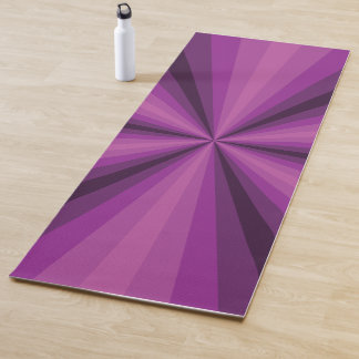 Tapete De Yoga Ilusão Óptica Ioga Roxa Mat