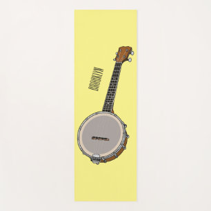 Tapete De Yoga Ilustração de desenho animado do Banjo