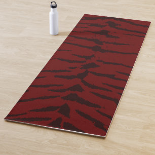 Tapete De Yoga Impressão digital Red Tiger