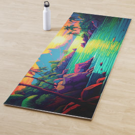 Tapete De Yoga Impressão havaiano