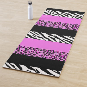 Tapete De Yoga Impressão Leopardo, Impressão Zebra, Impressão Ani