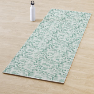 Tapete De Yoga Impressão Leopardo Mint