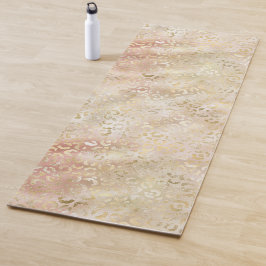Tapete De Yoga Impressão rosa-rosa-rosa brilhante Rosa-Blush Dour
