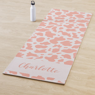 Tapete De Yoga Impressão Yoga Mat de Vaca Rosa Personalizada