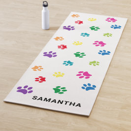 Tapete De Yoga Impressões Coloridas Graves Personalizadas