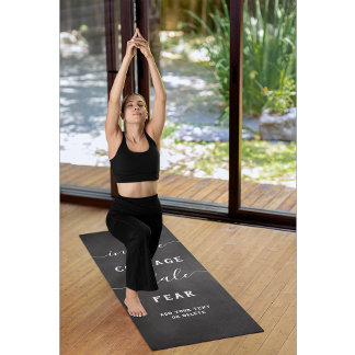 Tapete De Yoga Inhale Exhale Black White Inspirational