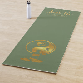 Tapete De Yoga Instrutor YOGA Personalizado, Apenas Seja VERDE SA