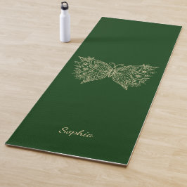 Tapete De Yoga Ioga Mat Personalizado, Matriz Pirata Butterfly