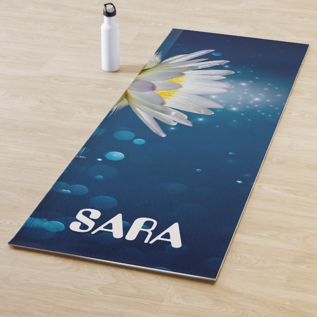 Tapete De Yoga Ioga medidora de lotus azul (In Situ)