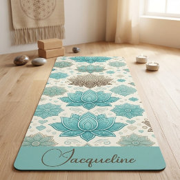Tapete De Yoga Ioga Meditação Mindfulness Lótus Sagrado Espiritua