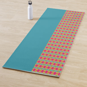 Tapete De Yoga Jade com Padrão