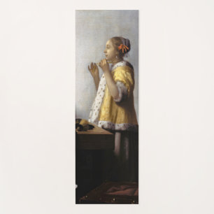 Tapete De Yoga Johannes Vermeer - Jovem Mulher com Colar Pérola