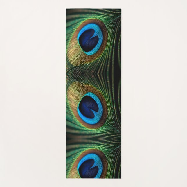 Tapete De Yoga Joia de Peacock (Frente)