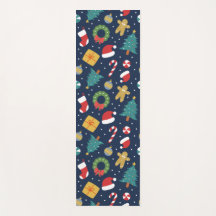 Jolly Jumble Holiday Yoga Mat