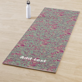 Tapete De Yoga Jornada da Vida Sempre Tem Desvios Mantenha a Calm