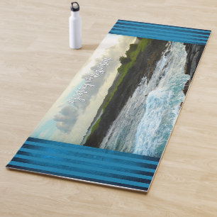 Tapete De Yoga "Journey is the Destination" Foto de Hawaii Beach