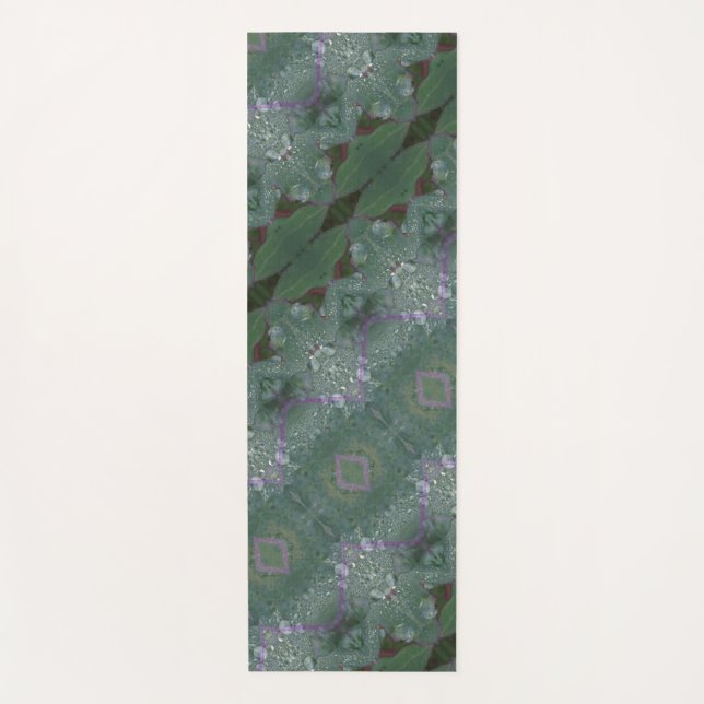 Tapete De Yoga Kale Ikat 8 Angled (Frente)