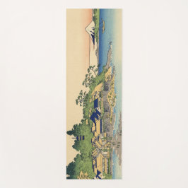 Tapete De Yoga Katsushika Hokusai Enoshima na província de Sagami