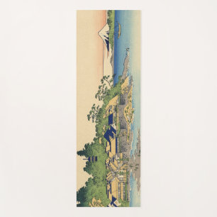 Tapete De Yoga Katsushika Hokusai Enoshima na província de Sagami