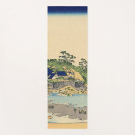 Tapete De Yoga Katsushika Hokusai Enoshima na província de Sagami