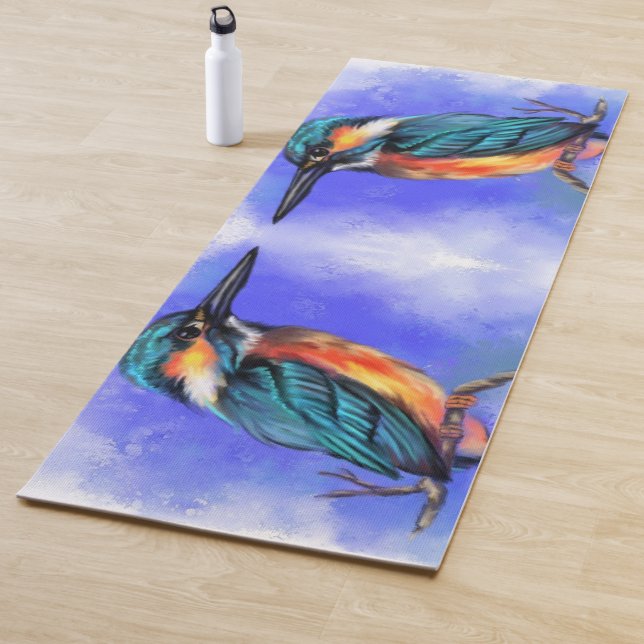 Tapete De Yoga Kingfisher Bird Yoga Mat (In Situ)
