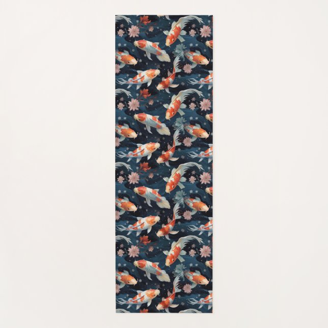 Tapete De Yoga Koi Pond Yoga Mat (Frente)