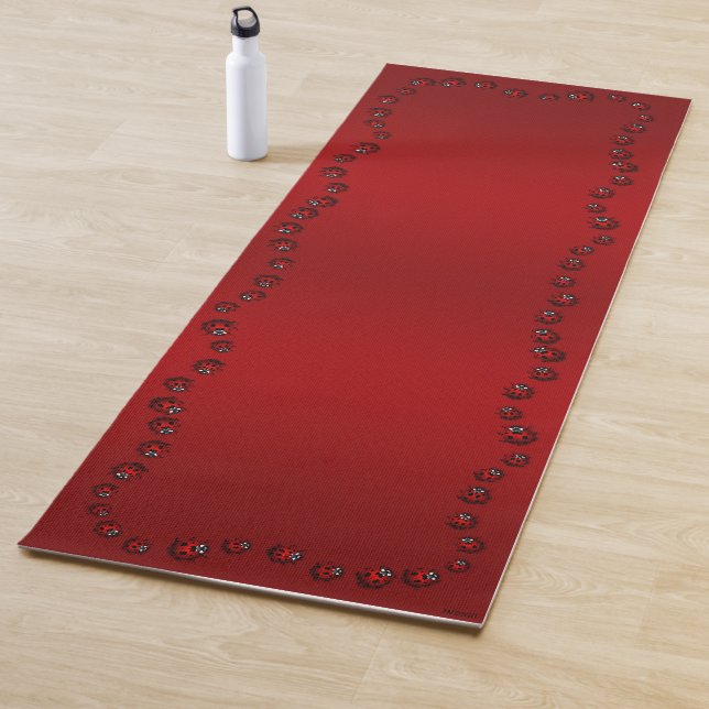 Tapete De Yoga Ladybug Yoga Mats Custom Ladybird / Ladybug Mat (In Situ)
