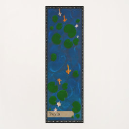Tapete De Yoga Lago de Lótus Personalizado