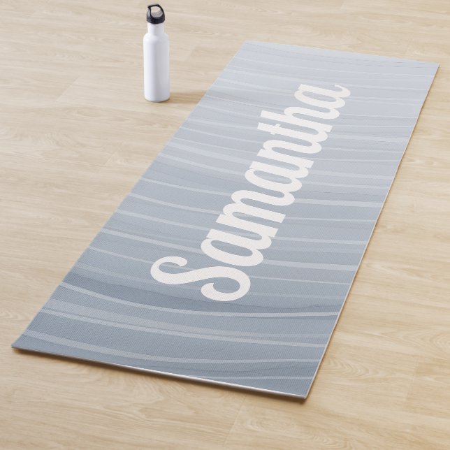 Tapete De Yoga Lake Ripple Lines Meditative Flow (In Situ)