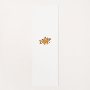 Tapete De Yoga Laranja Amarelo, Orangular, decorativo amarelo