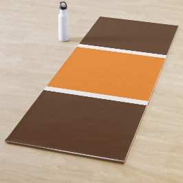 Tapete De Yoga Laranja Brilhante Laranja Branco Escuro Laranja La