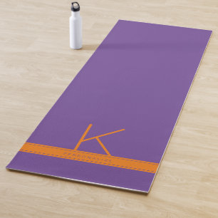 Tapete De Yoga Laranja Roxo Escolhe As Cores Escolares Personaliz