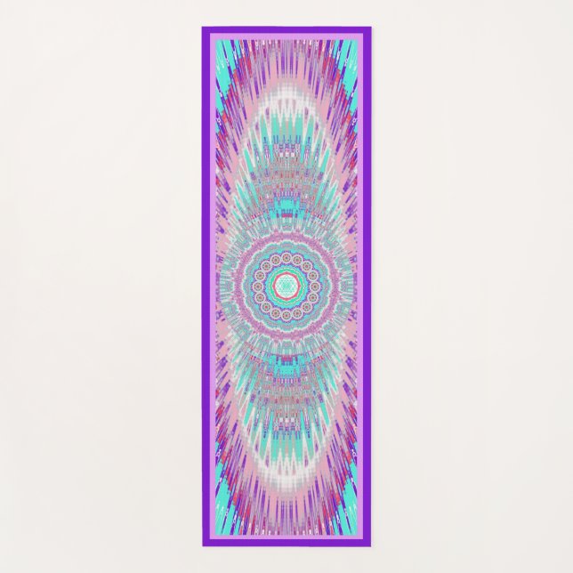 Tapete De Yoga Lavanda com Shri (Frente)