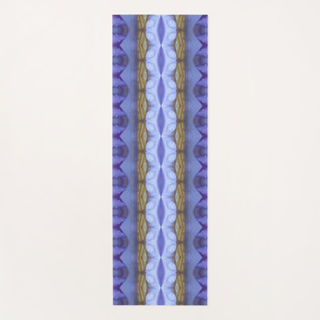 Tapete De Yoga Lavanda Crocus Ikat 6 (Frente)