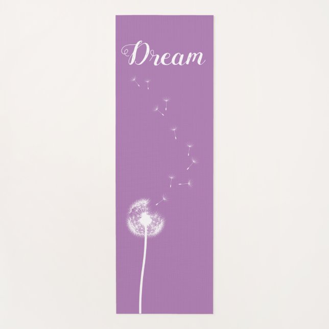 Tapete De Yoga Lavanda Dandelion Yoga Mat (Frente)
