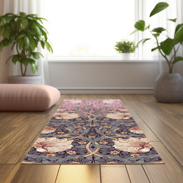 Tapete De Yoga Lavanda Pimpernel e Rosa Pintado William Morris