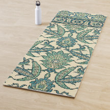 Leafy Green Vintage Padrão Botânico Árabe