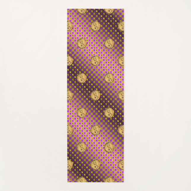 Tapete De Yoga Leo & Fire Boar (Frente)