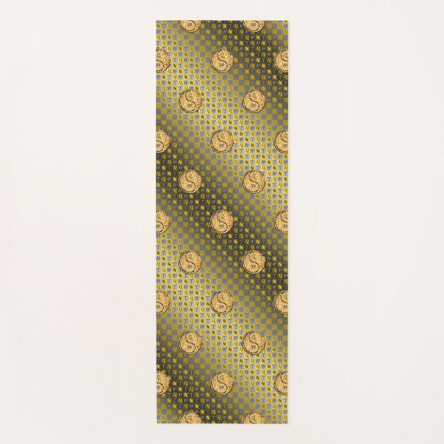 Tapete De Yoga Leo & Fire Rabbit (Frente)