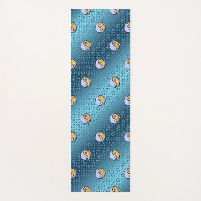 Tapete De Yoga Libra e Cão Fogo (Frente)