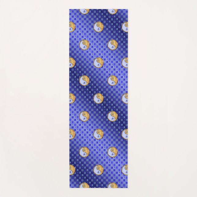 Tapete De Yoga Libra e Ox de Fogo (Frente)