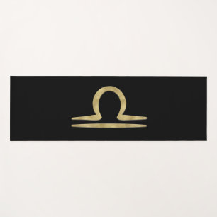 Tapete De Yoga LIBRA Ouro Setembro Outubro Astrologia do Aniversá