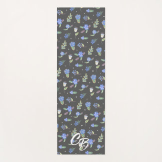 Tapete De Yoga Lilac e Violet em Yoga Mat pintado pelas Cinzas