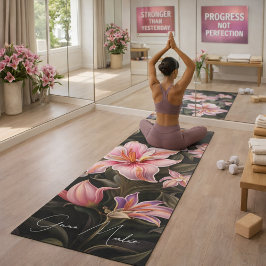 Tapete De Yoga Lily Floral Yoga Mat