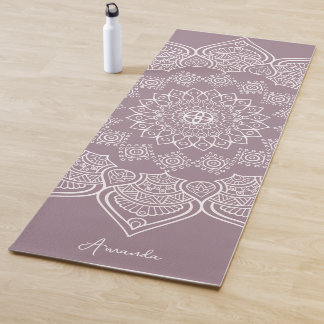 Tapete De Yoga Linda Elderberry Mandala Personalizada Ioga Mat